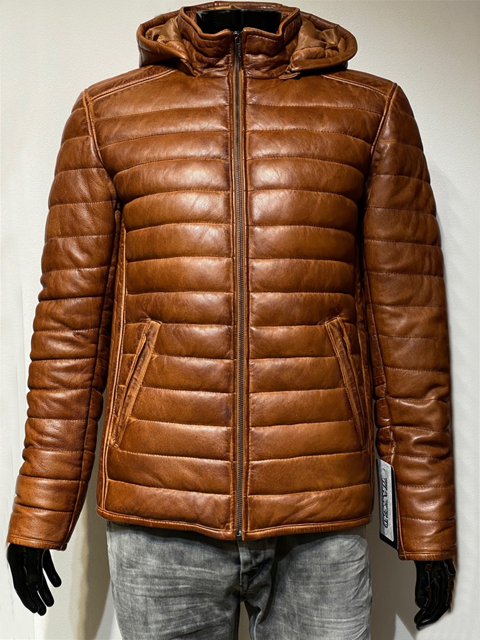 Basicmen leren winterjas heren - Nappato Leather