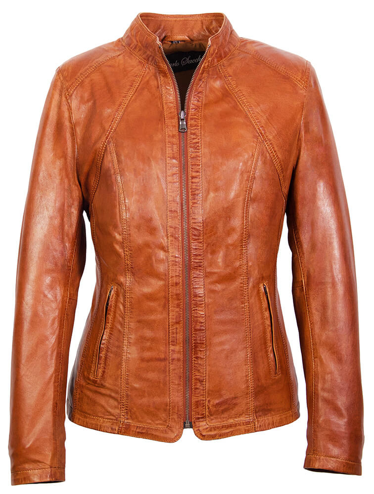 Grote maat jas 998 bruin - Nappato Leather