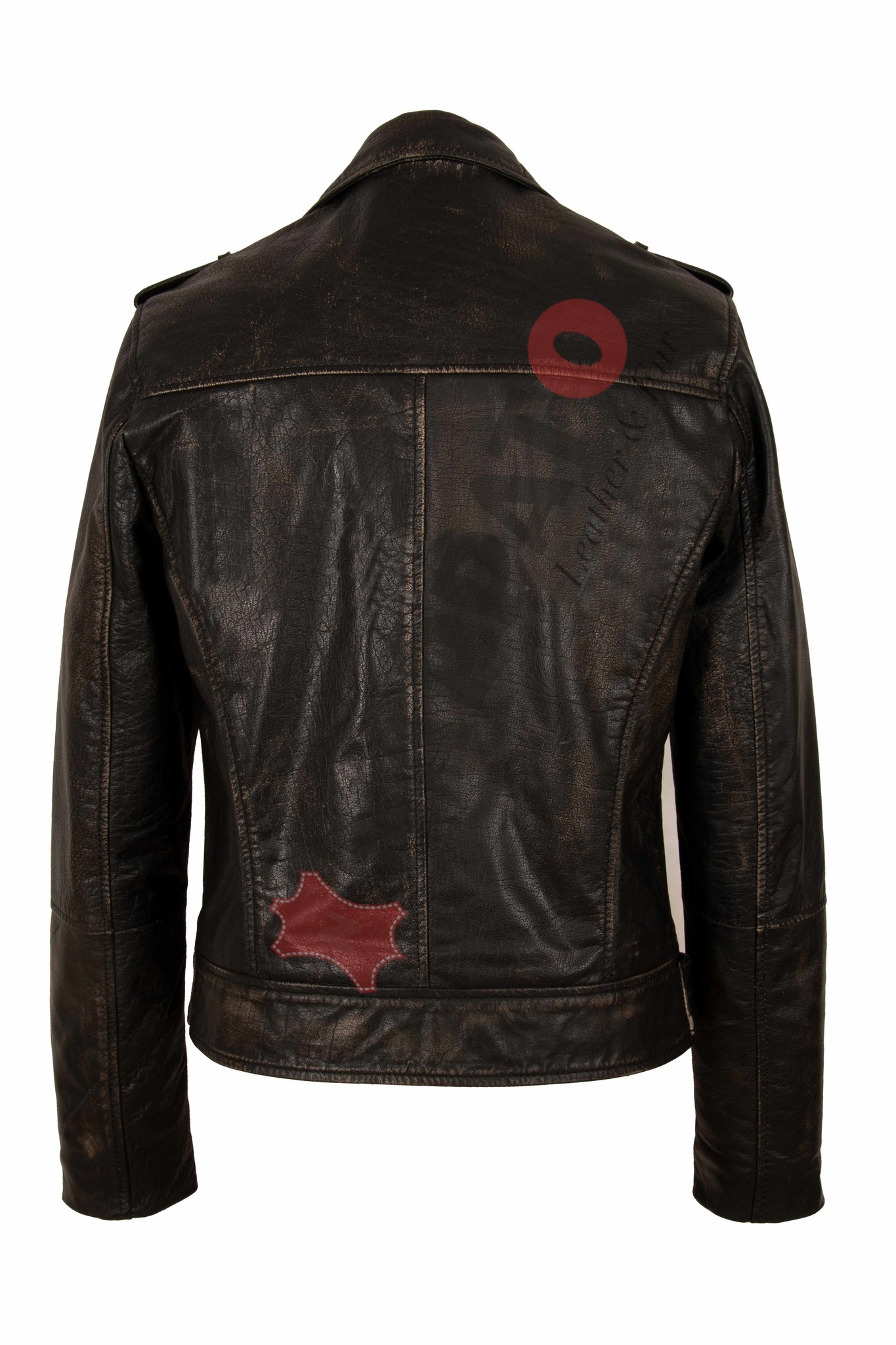 Specialiteit Af en toe wasserette Leren jas heren Perfecto 9915 Vintage bruin - Nappato Leather